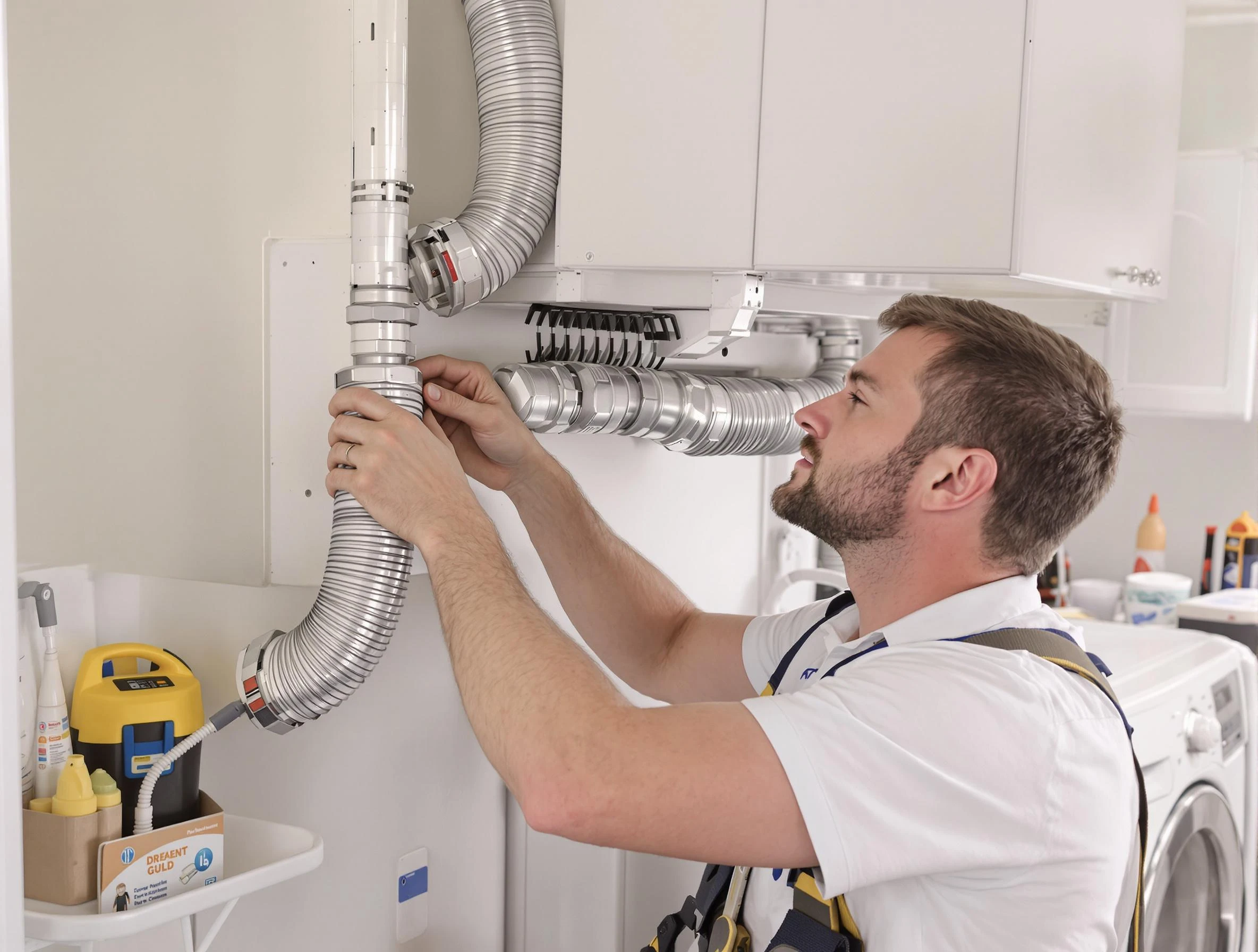 Professional dryer vent repair and installation by Lowell Dryer Vent Cleaning in Lowell